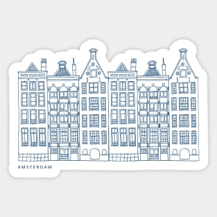 Amsterdam Houses Sticker